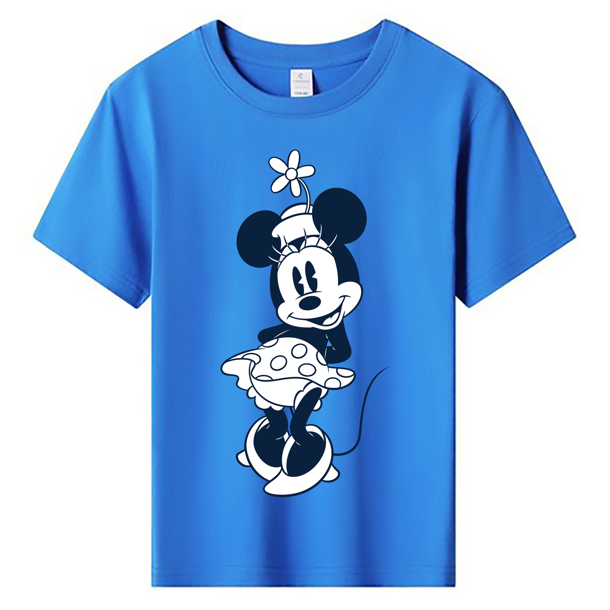 ミッキーマウス Mickey Mouse 綿100％キッズTシャツ（フロントプリント）